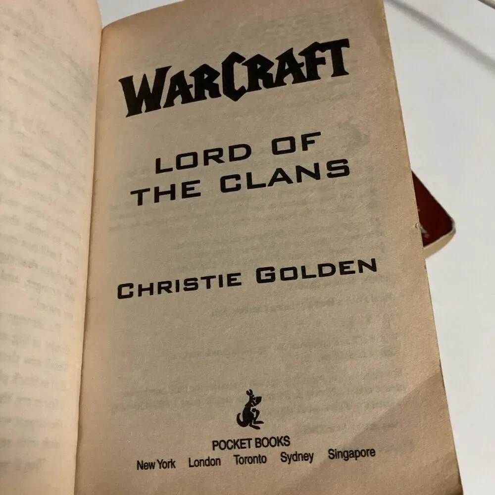 World of‎ Warcraft Day Of The Dragon And Lord of the Clans Paperback Lot of (2)